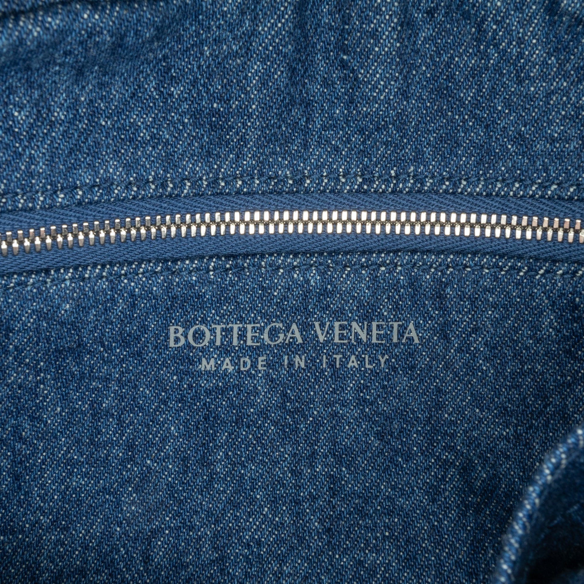 Bottega Veneta Small Denim Intreccio Camera Bag