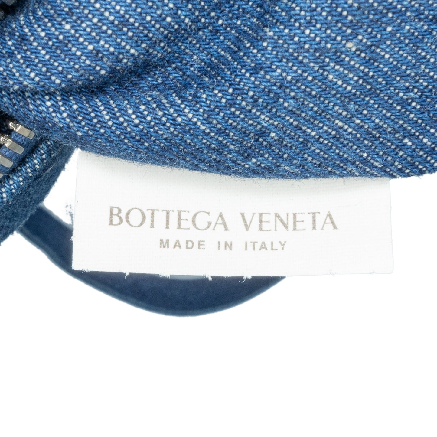 Bottega Veneta Small Denim Intreccio Camera Bag