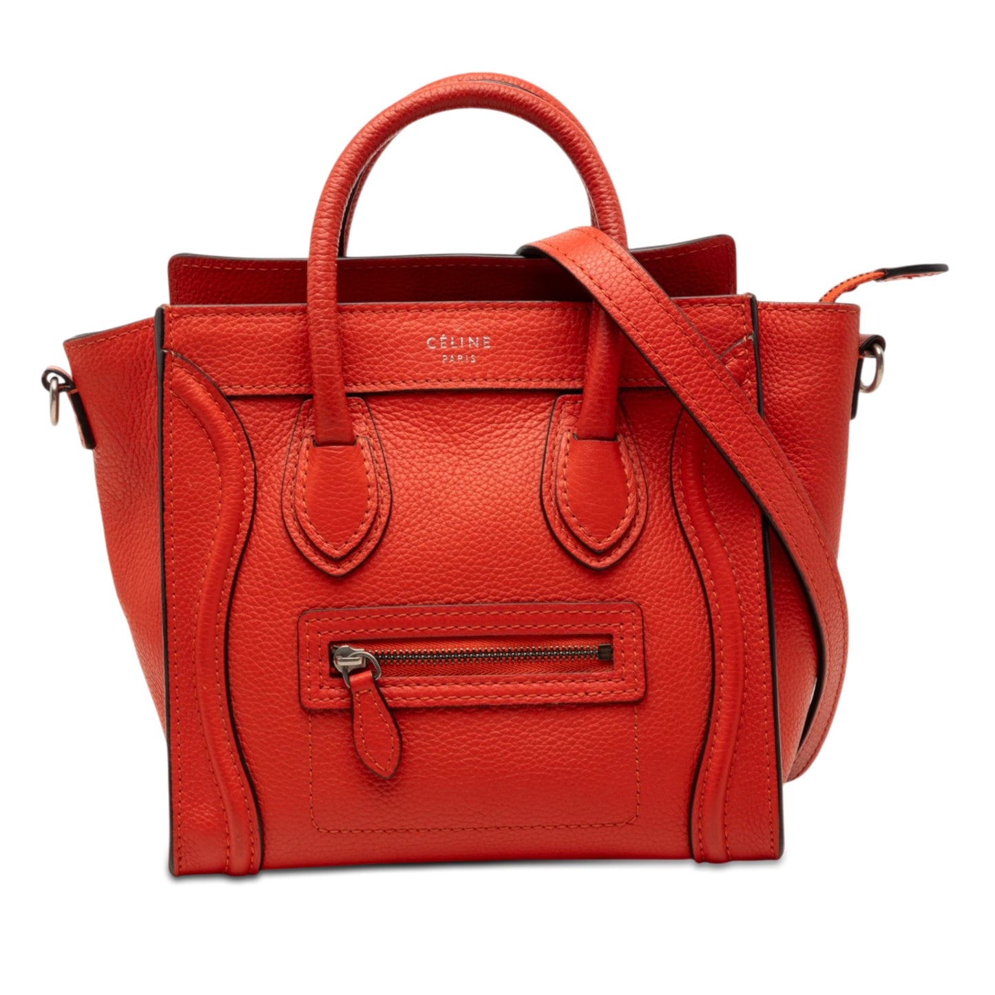 Celine Nano Leather Luggage Tote
