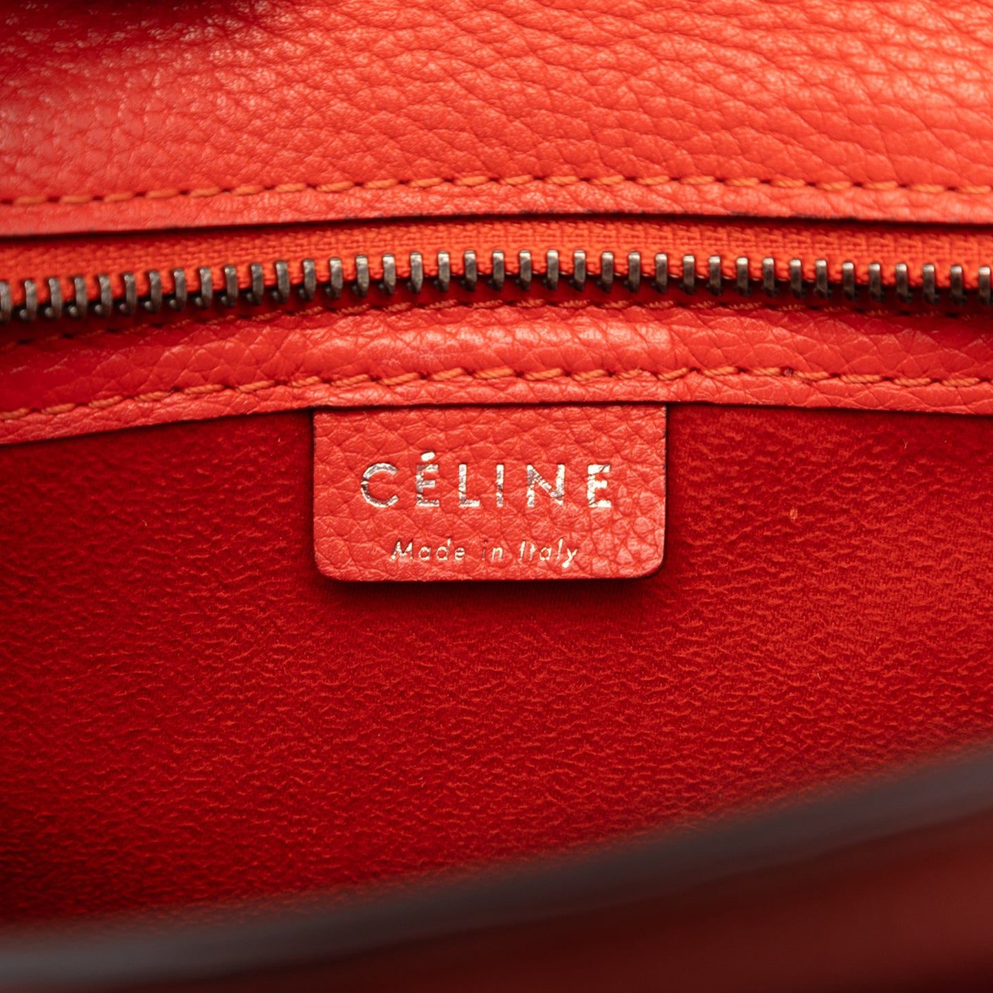 Celine Nano Leather Luggage Tote