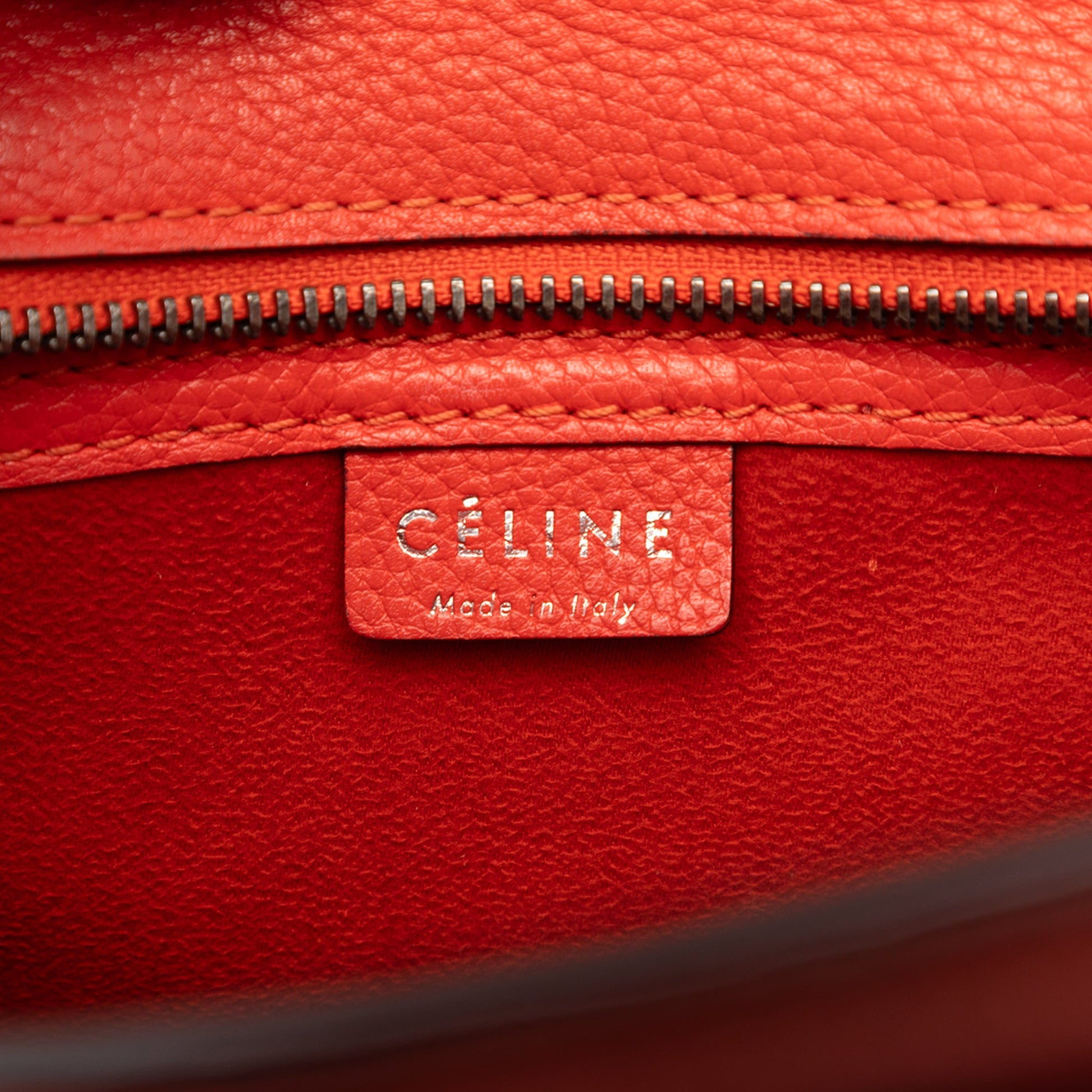 Celine Nano Leather Luggage Tote