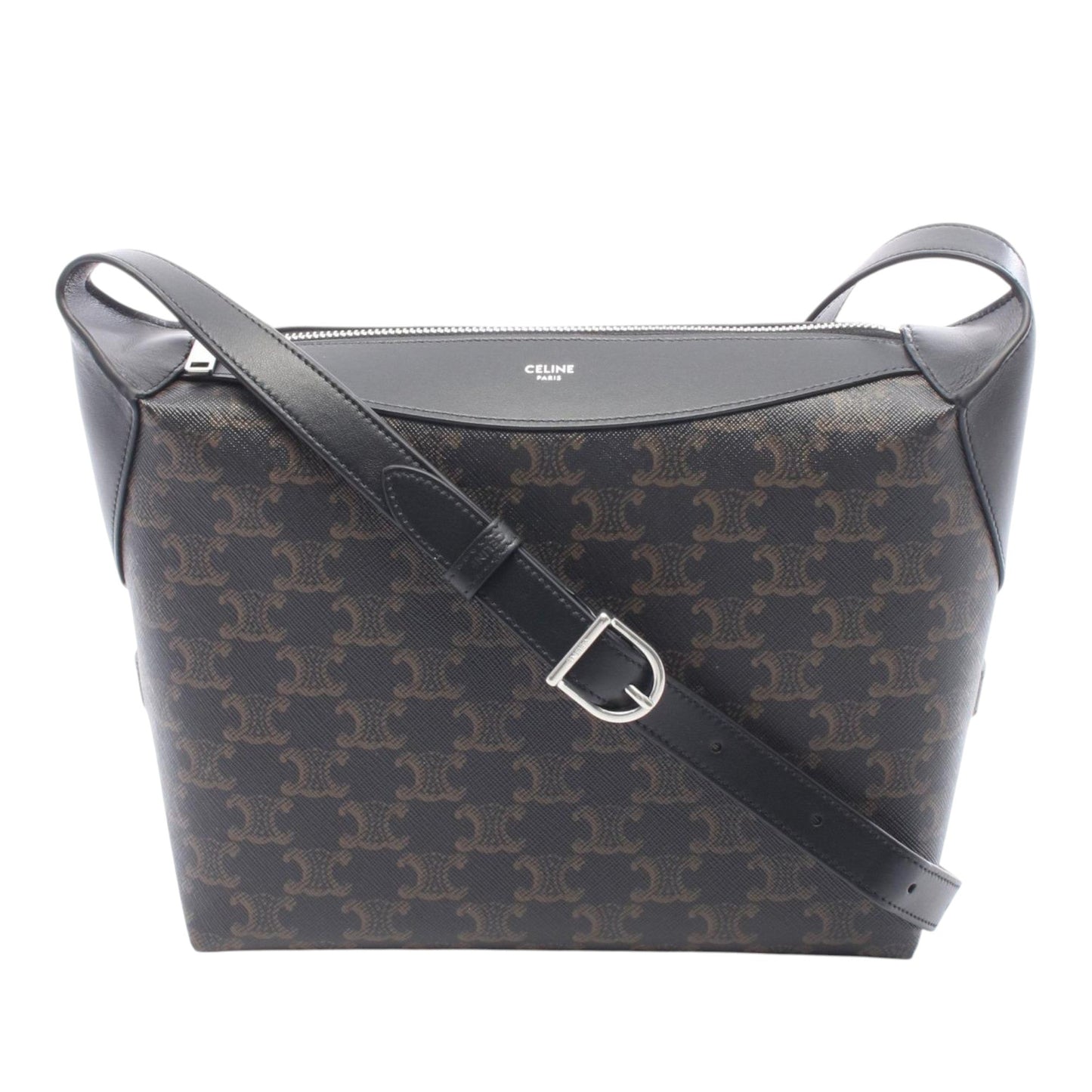 Celine Triomphe Coated Canvas Harry Bag