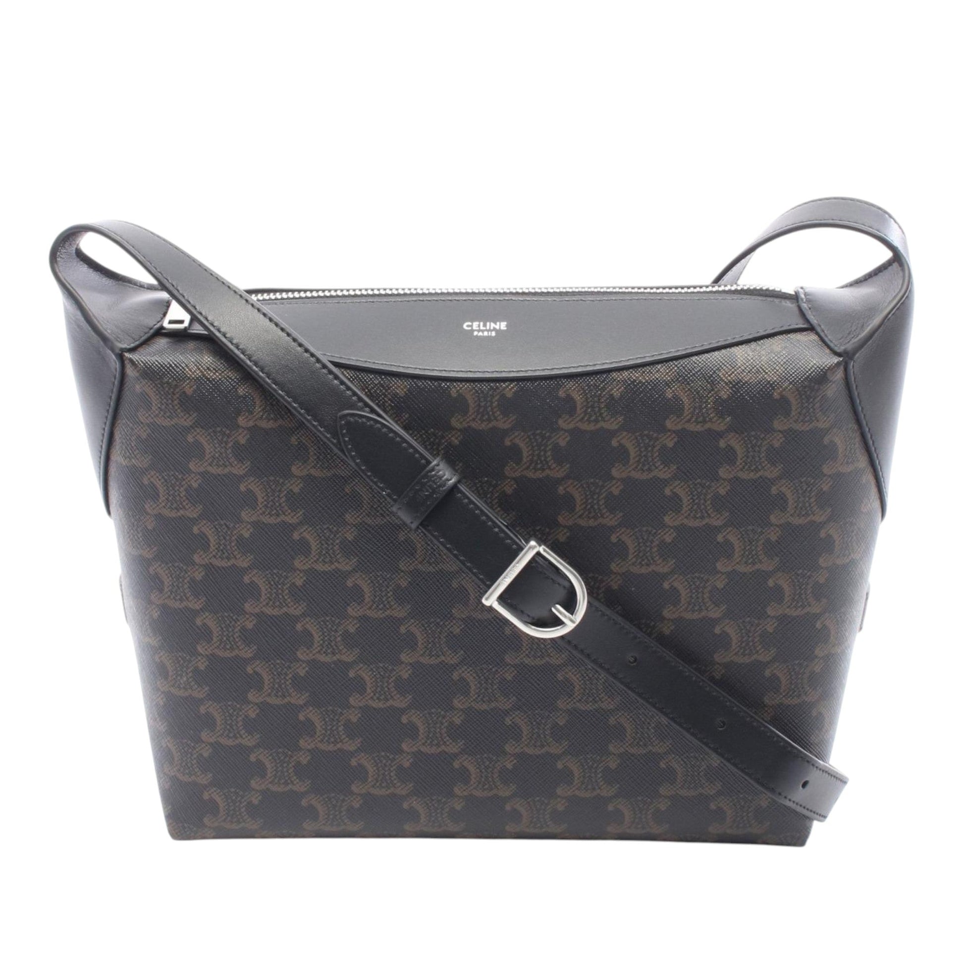 Celine Triomphe Coated Canvas Harry Bag
