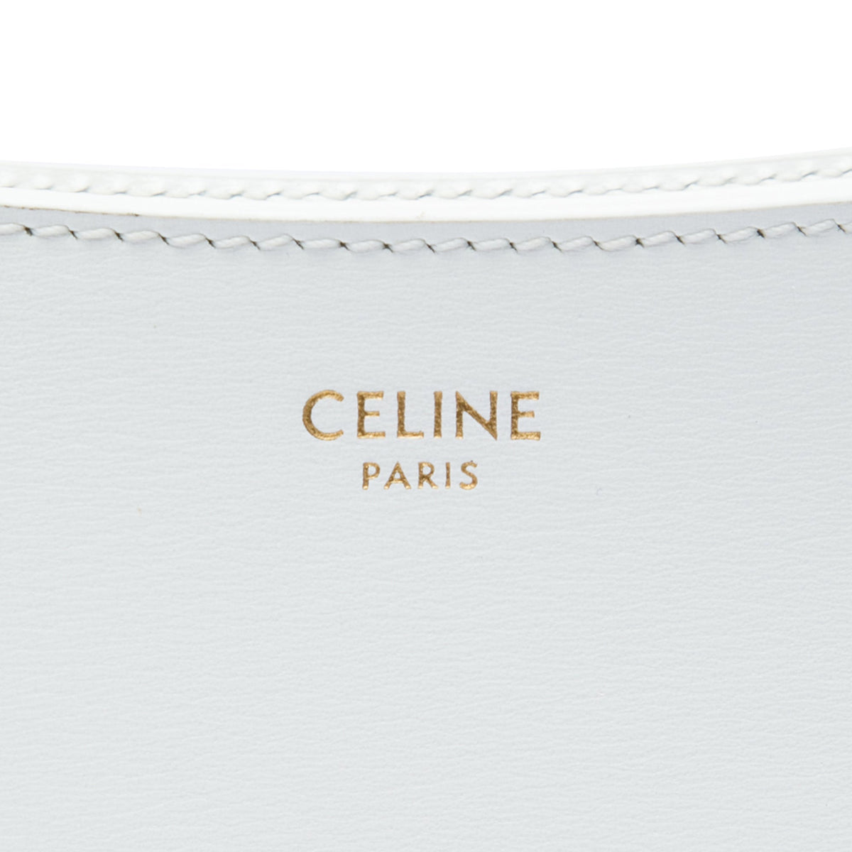 Celine Medium Shiny Calfskin Croque Shoulder Bag