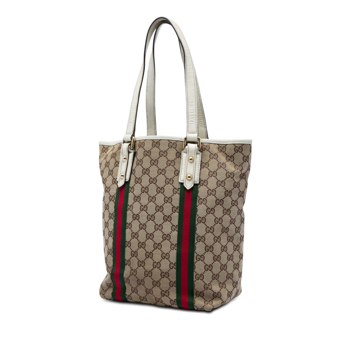 Gucci GG Canvas Web Jolicoeur Tote