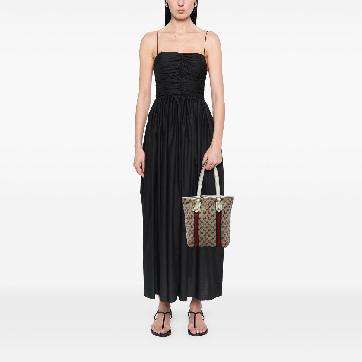 Gucci GG Canvas Web Jolicoeur Tote