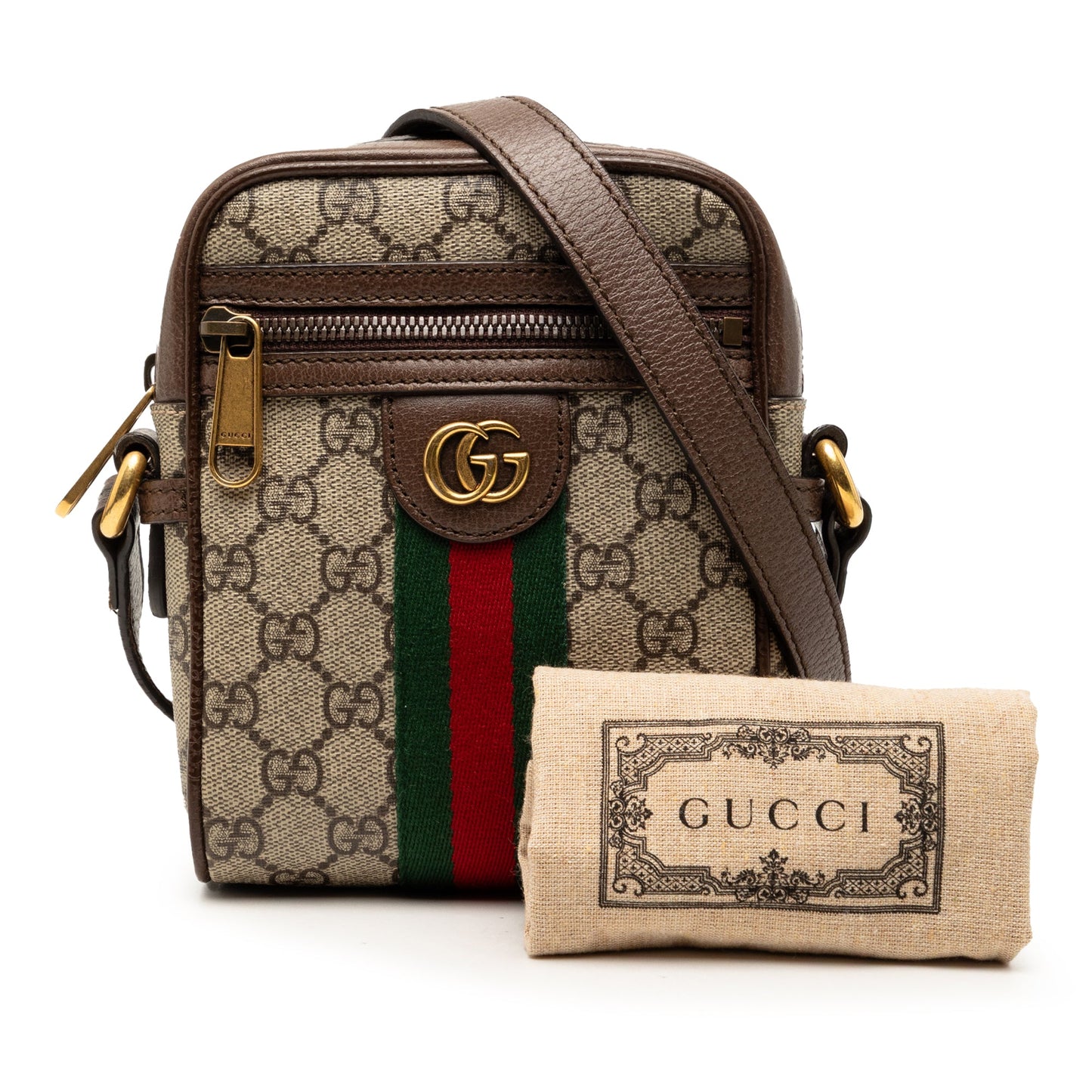 Gucci Mini GG Supreme Web Ophidia Crossbody
