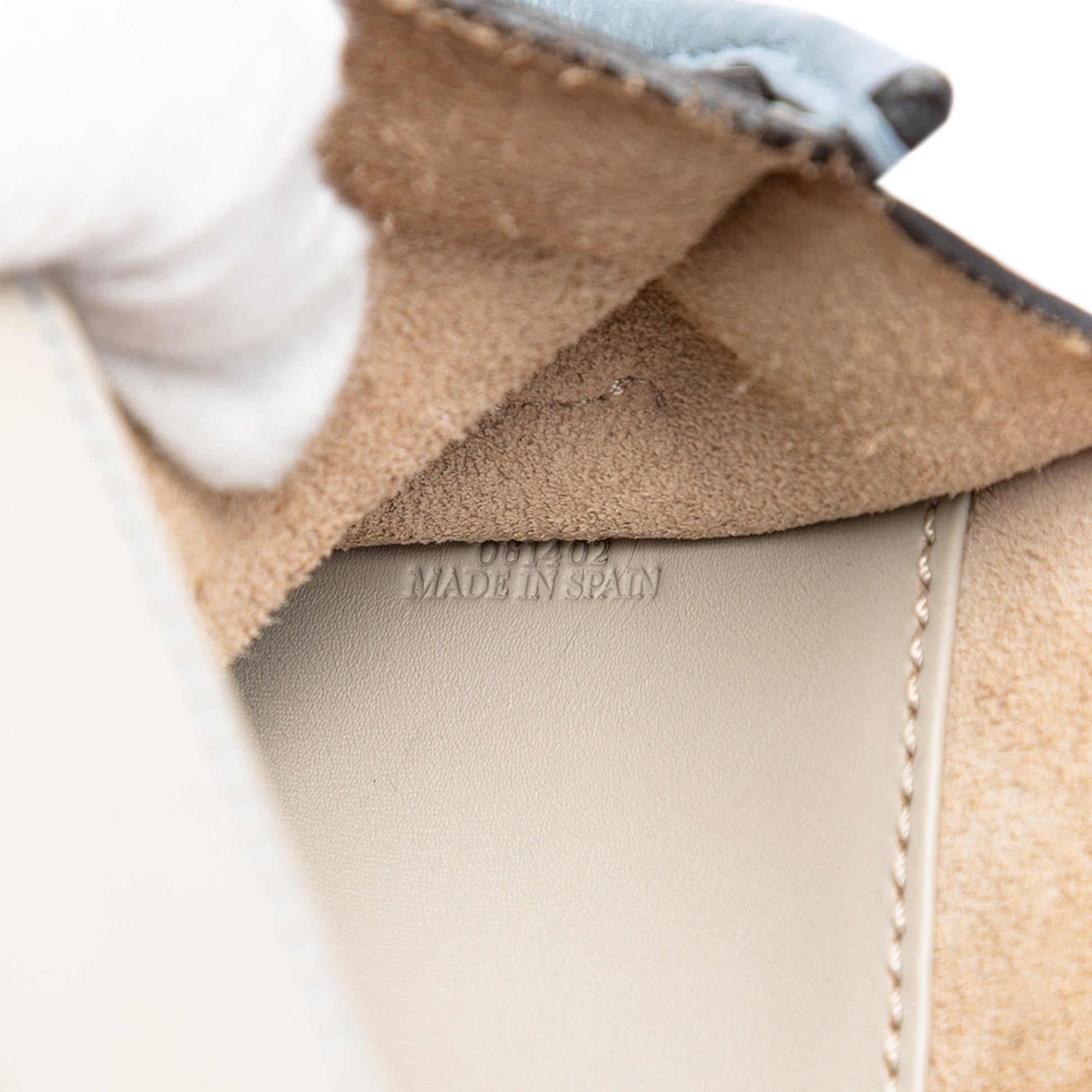 LOEWE Bicolor Leather Anagram Ines Flap Crossbody