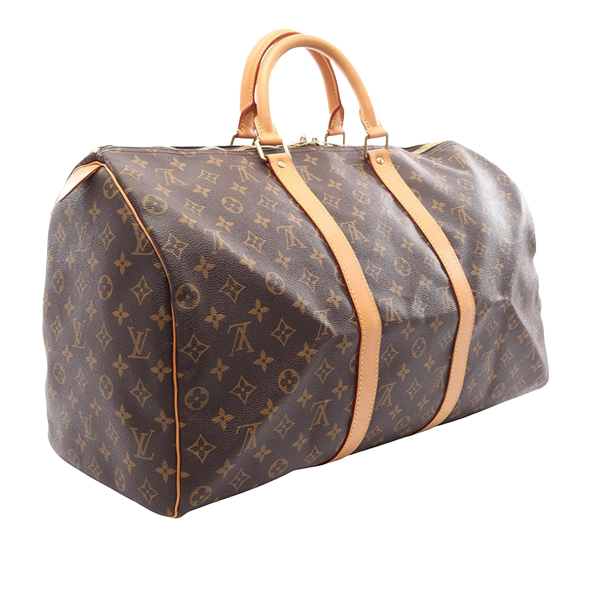 Louis Vuitton Monogram Keepall 50 — Brown
