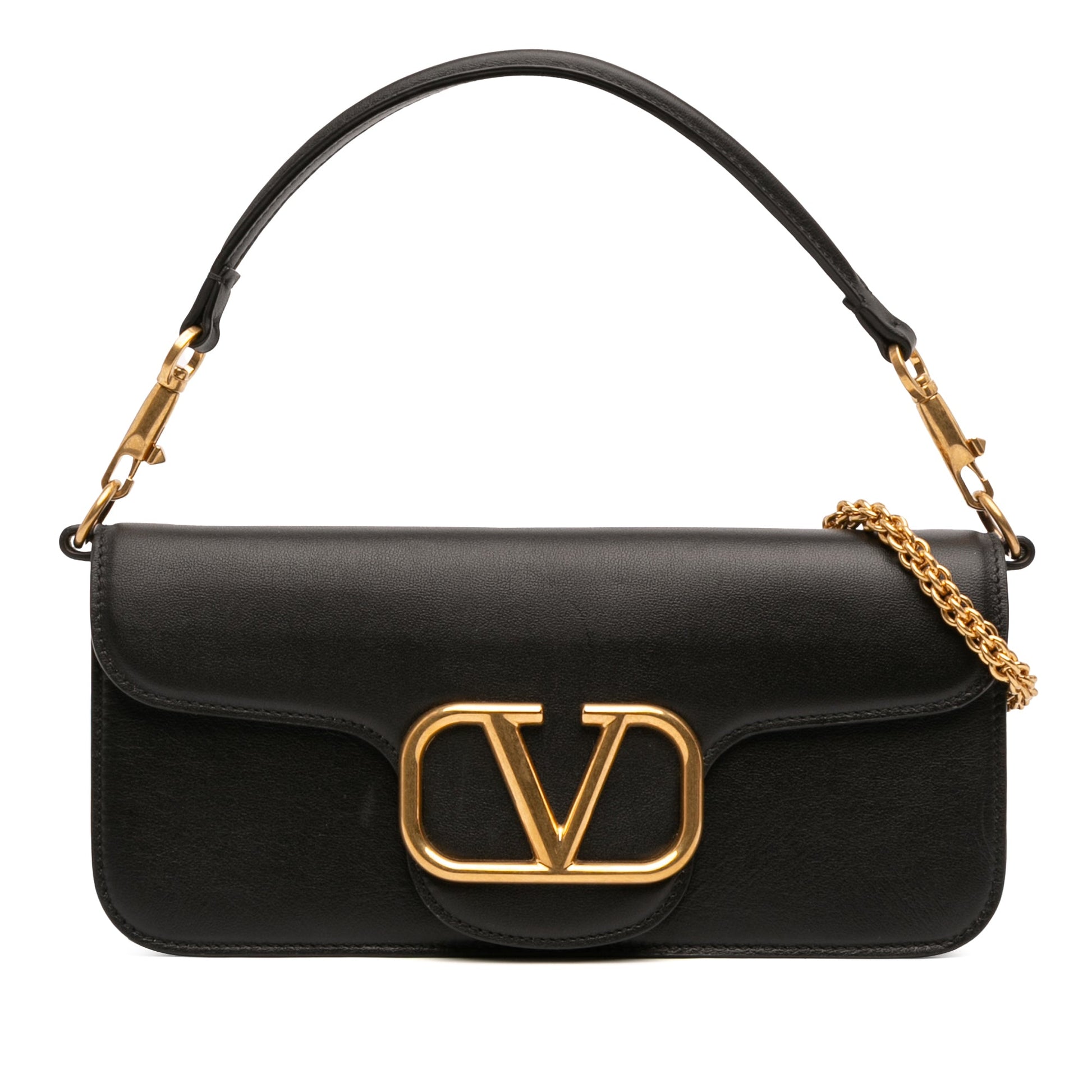 Valentino Calfskin VLogo Loco Satchel