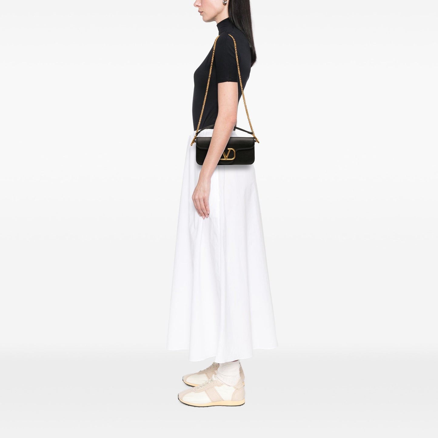 Valentino Calfskin VLogo Loco Satchel