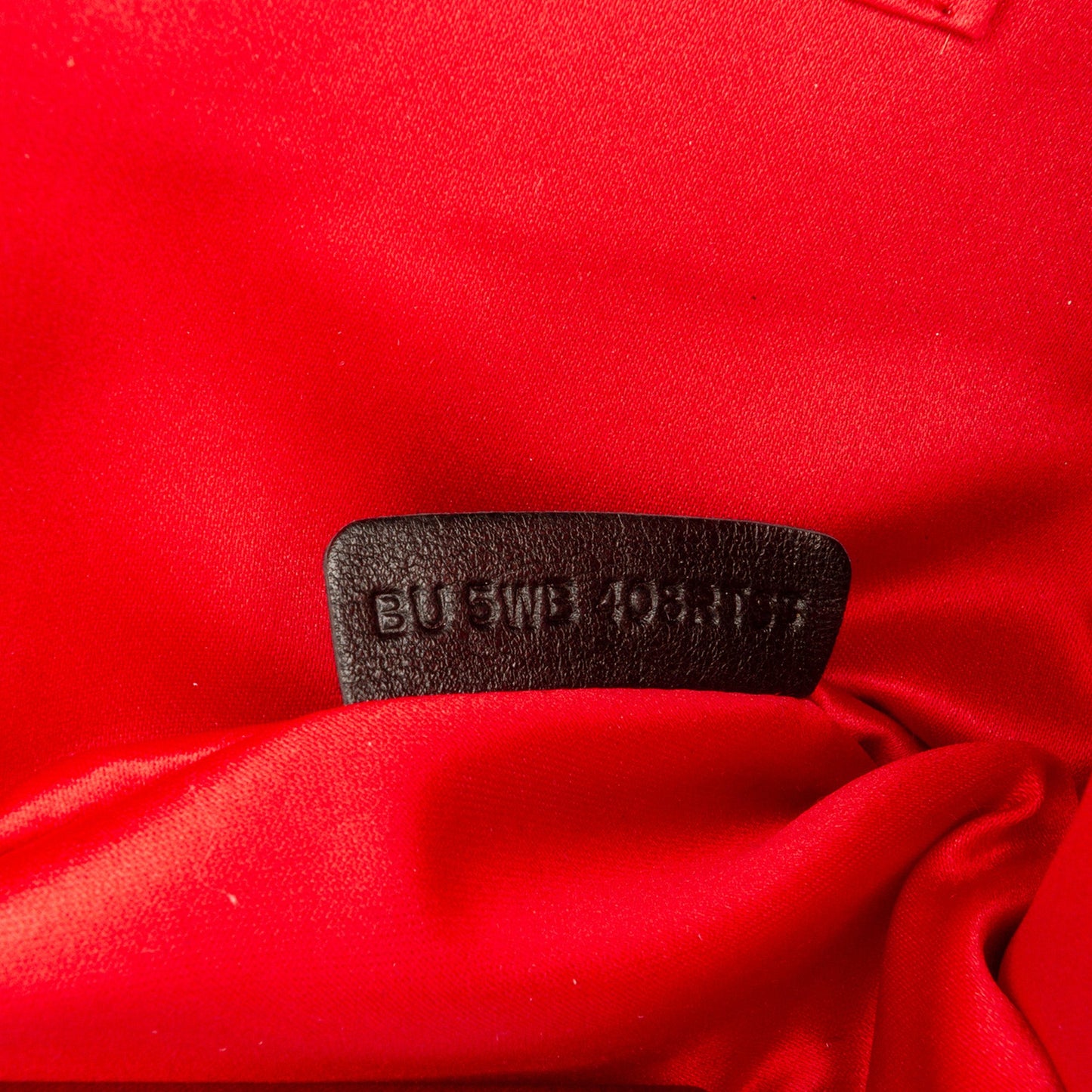 Valentino Satin Pleated Chain Evening Clutch
