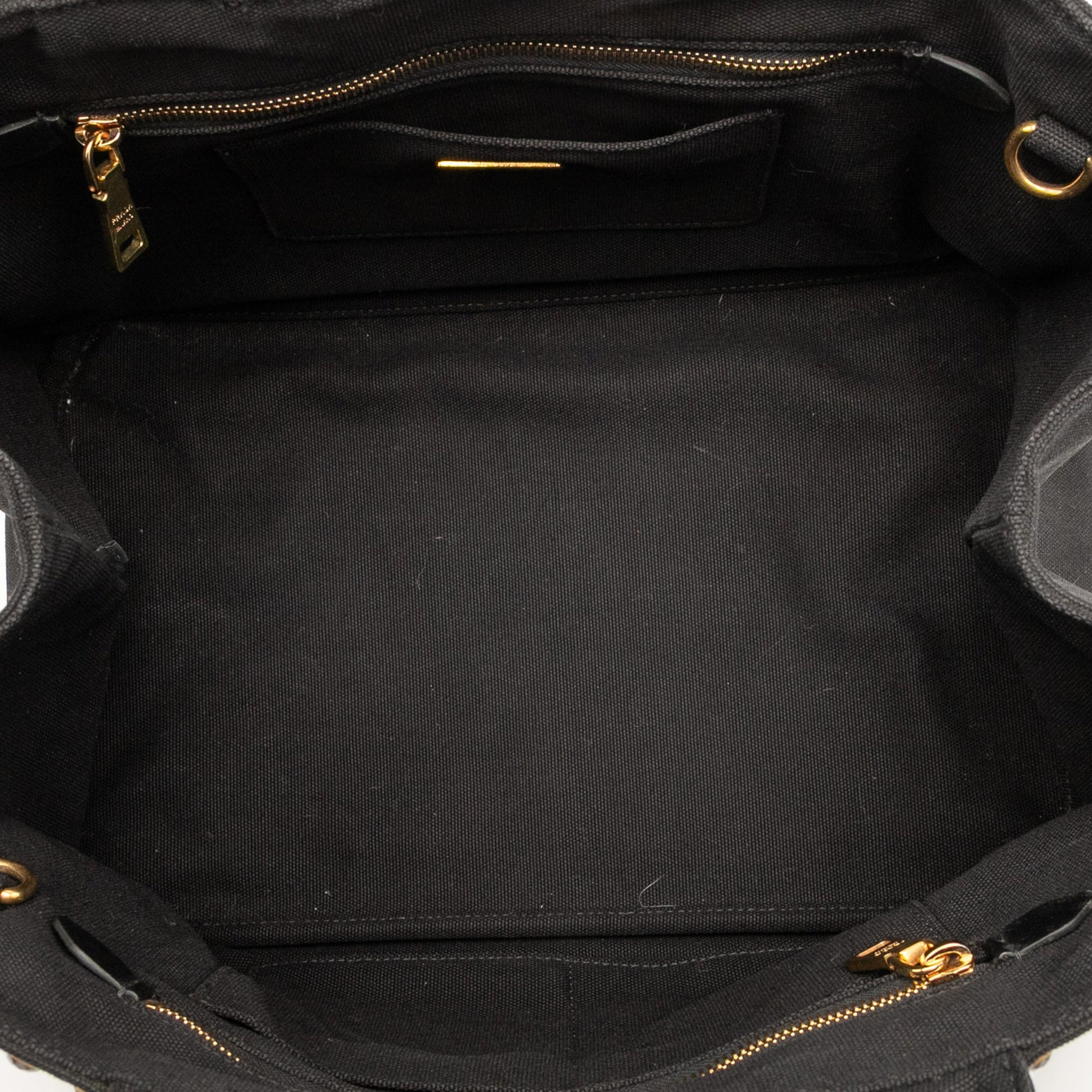 Prada Canvas Canapa Bijoux Satchel