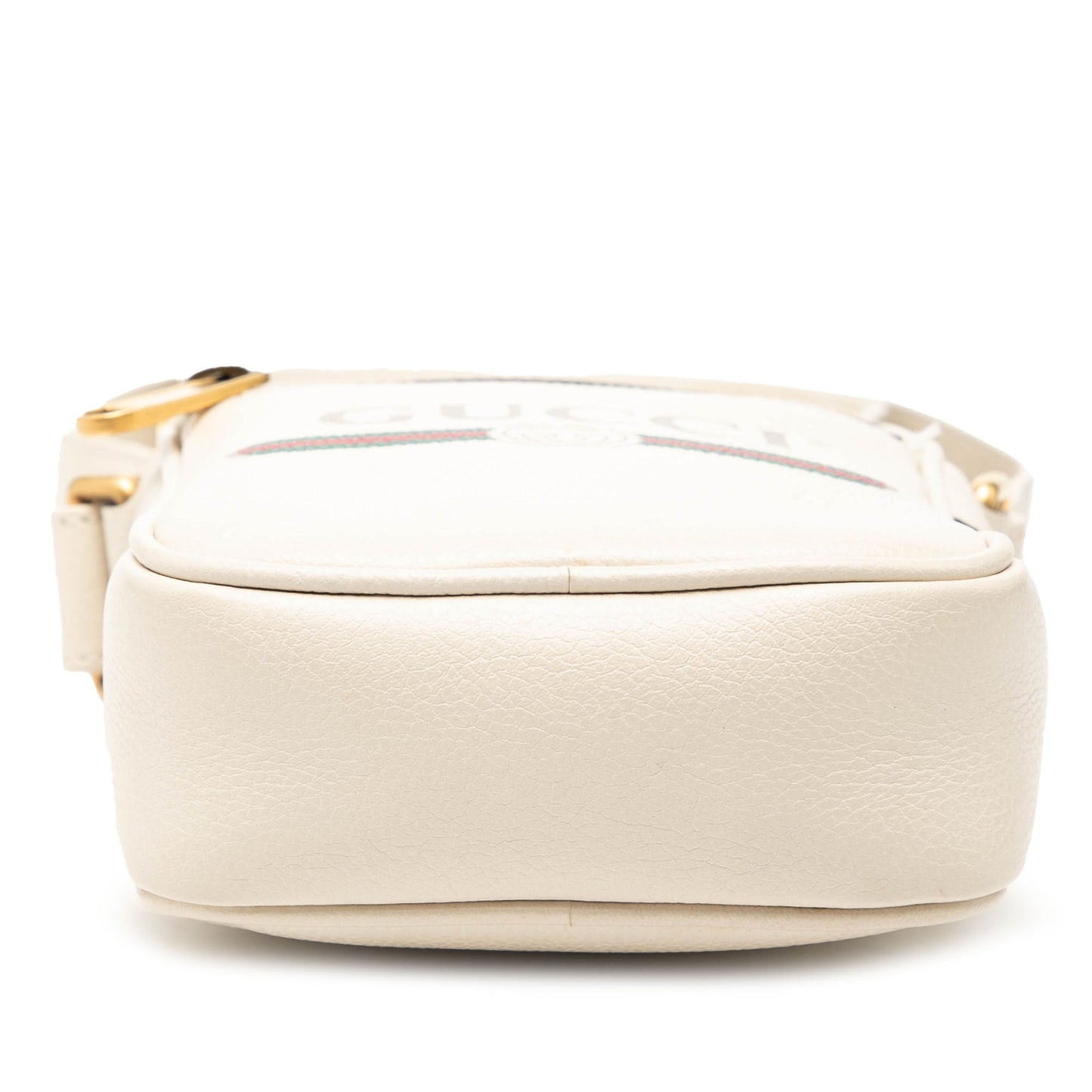 Gucci Mini Grained Calfskin Logo Crossbody