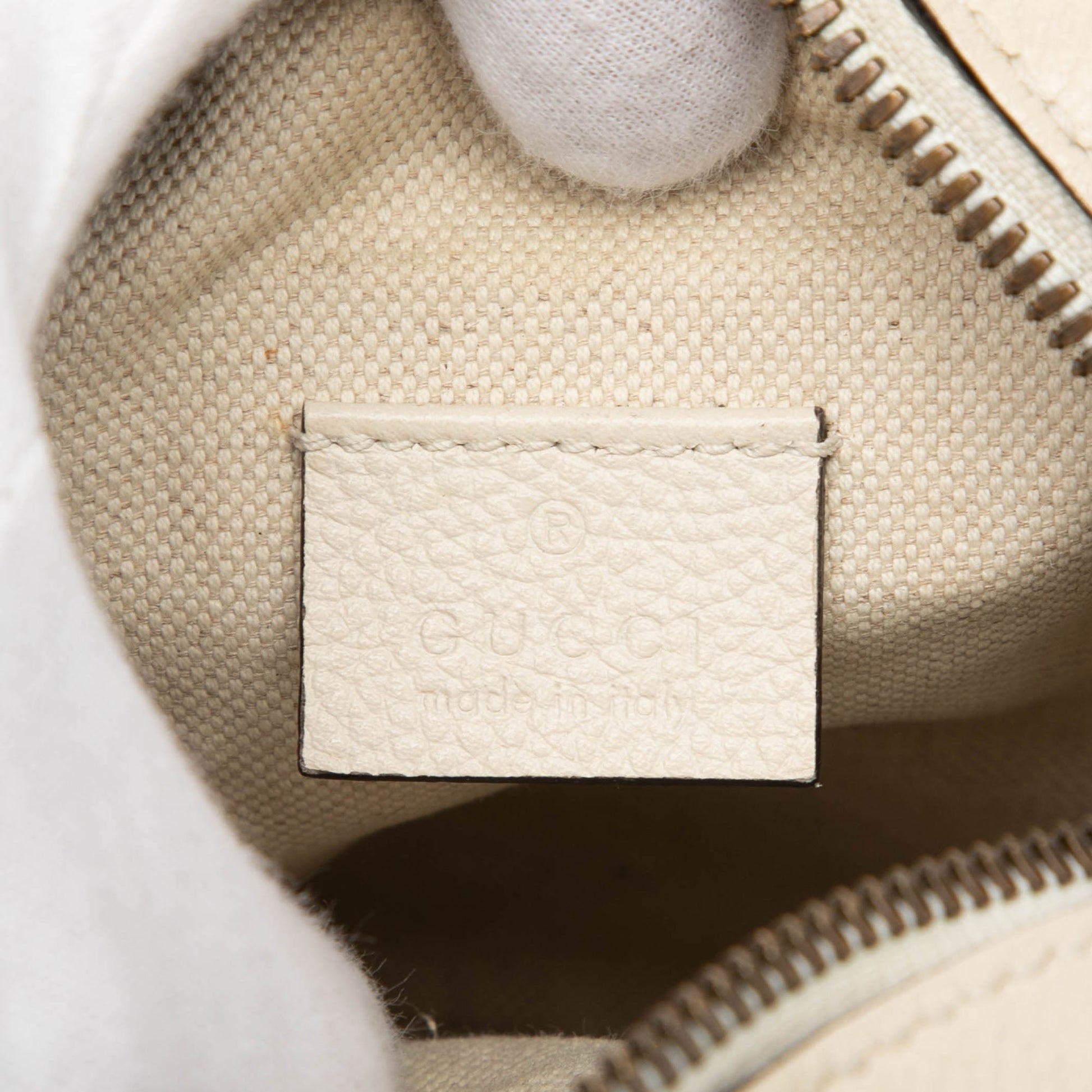 Gucci Mini Grained Calfskin Logo Crossbody