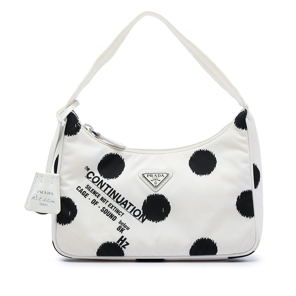 Prada Mini Re Nylon Polka Dot Re Edition 2000 Shoulder Bag