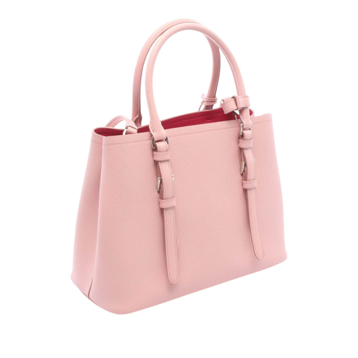 Prada Small Saffiano Cuir Double Handle Satchel