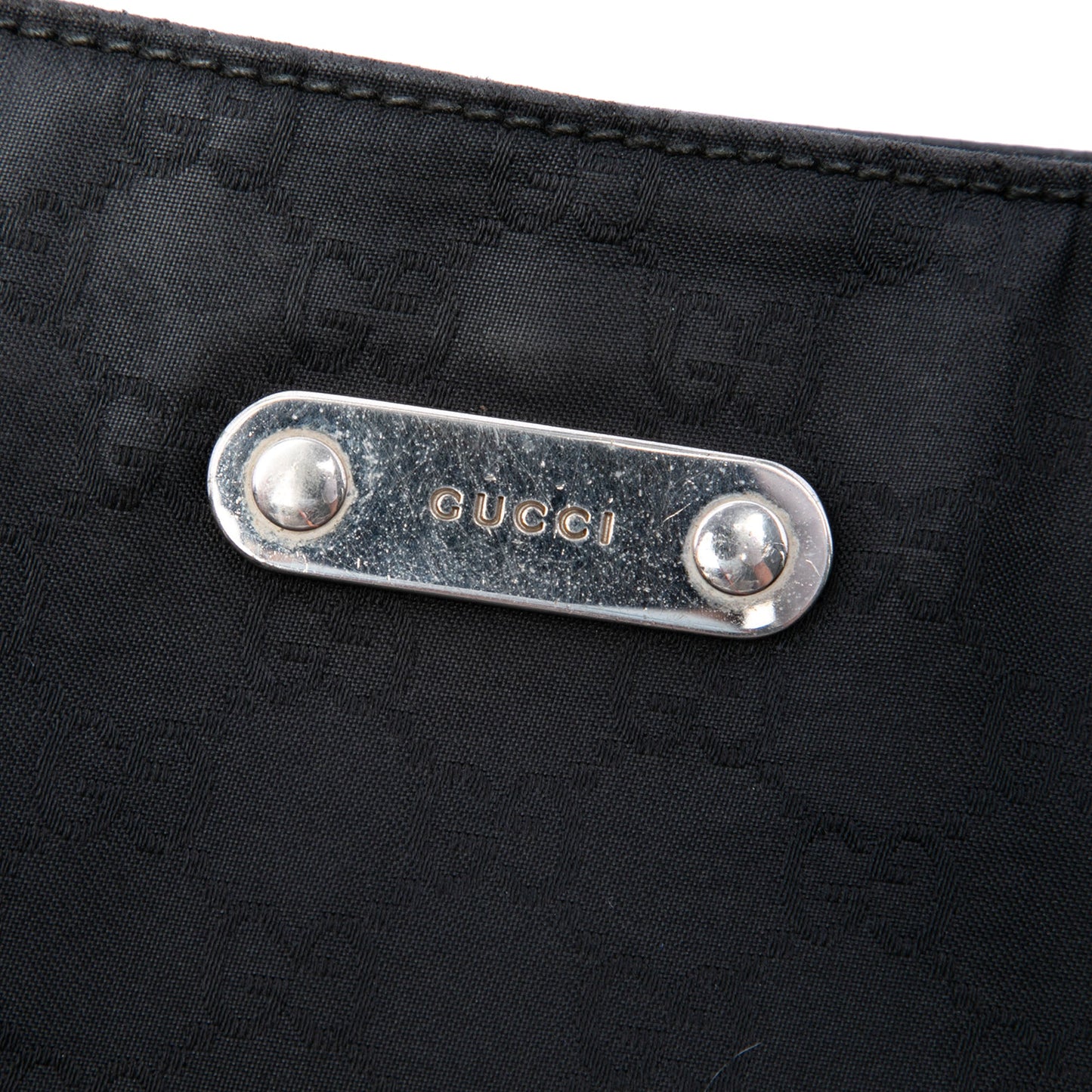 Gucci GG Denim Shoulder Bag