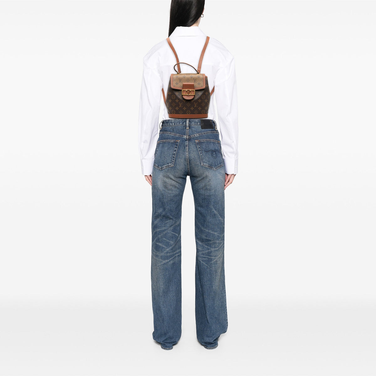 Louis Vuitton Monogram Reverse Dauphine Backpack PM