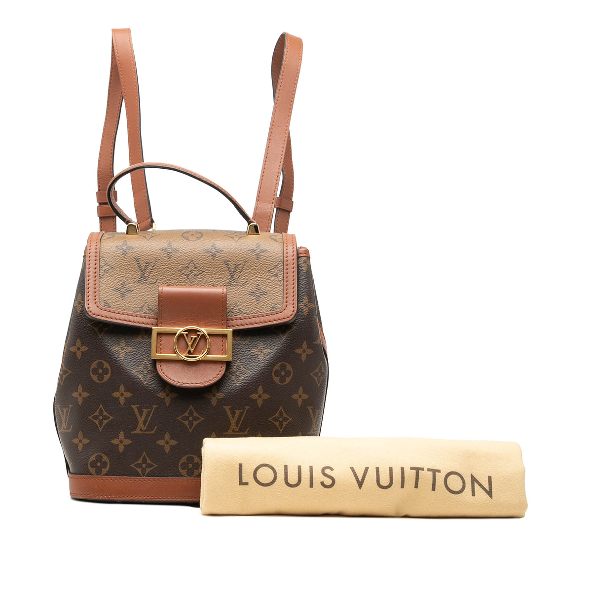 Louis Vuitton Monogram Reverse Dauphine Backpack PM