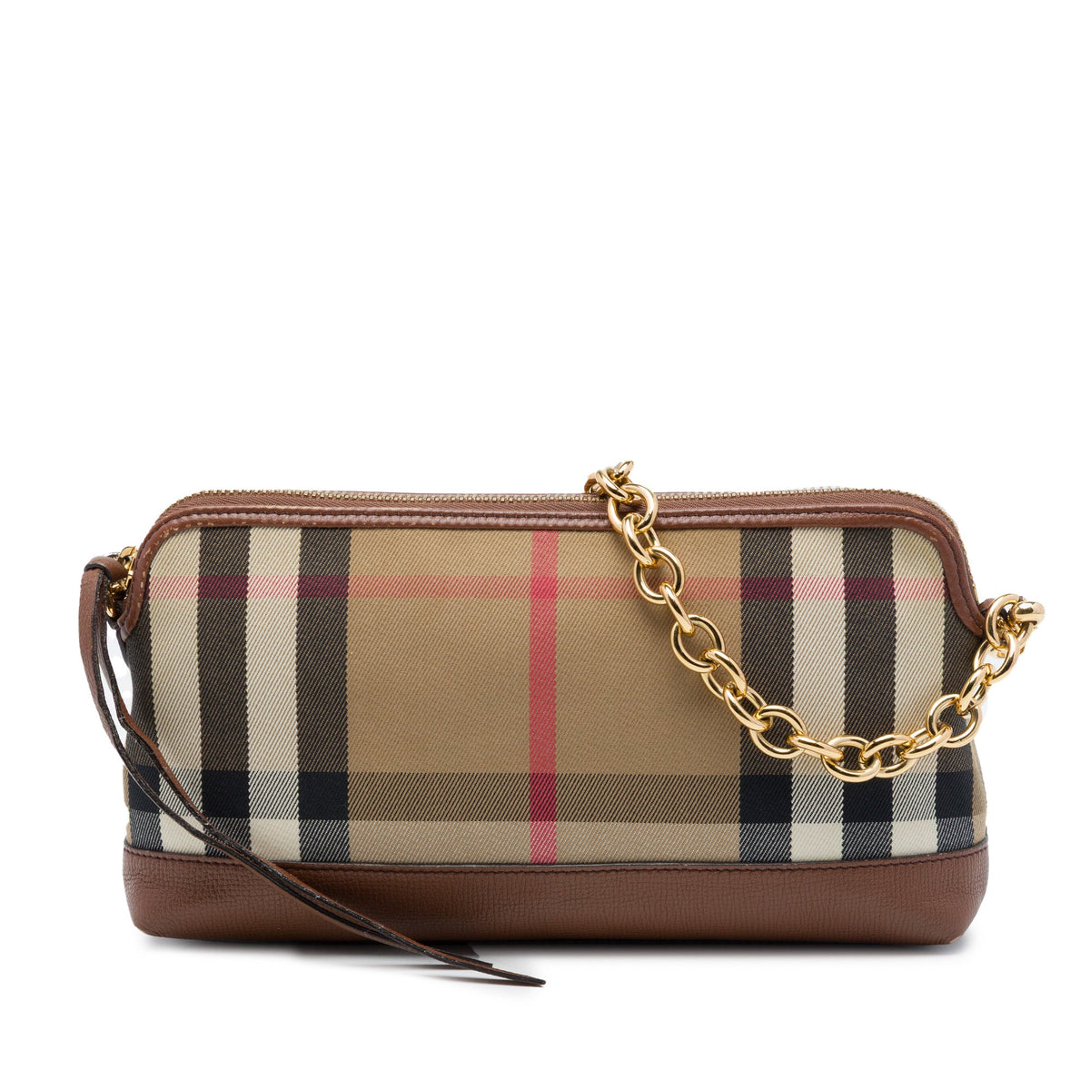 Burberry House Check Canvas Derby Abingdon Convertible Satchel