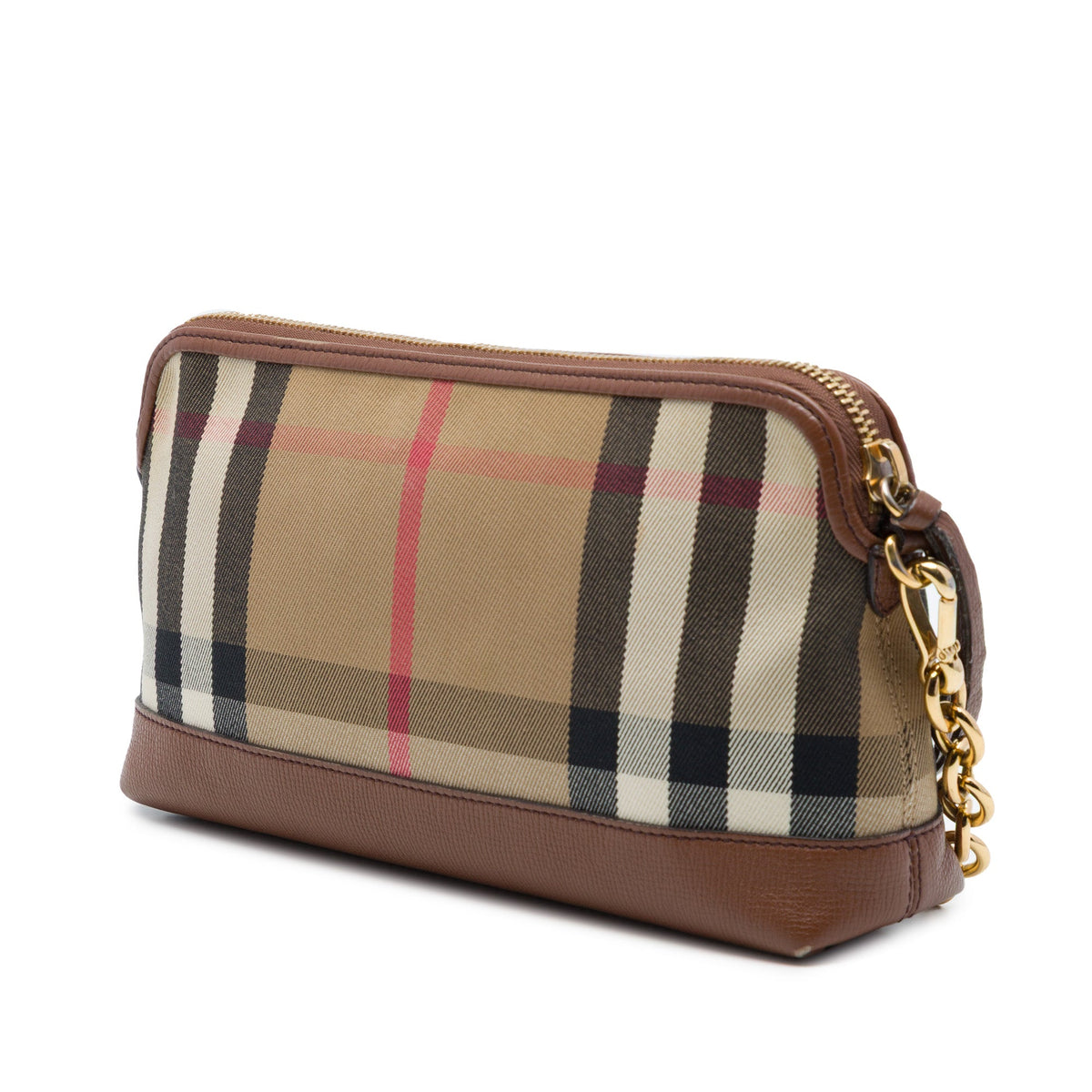 Burberry House Check Canvas Derby Abingdon Convertible Satchel