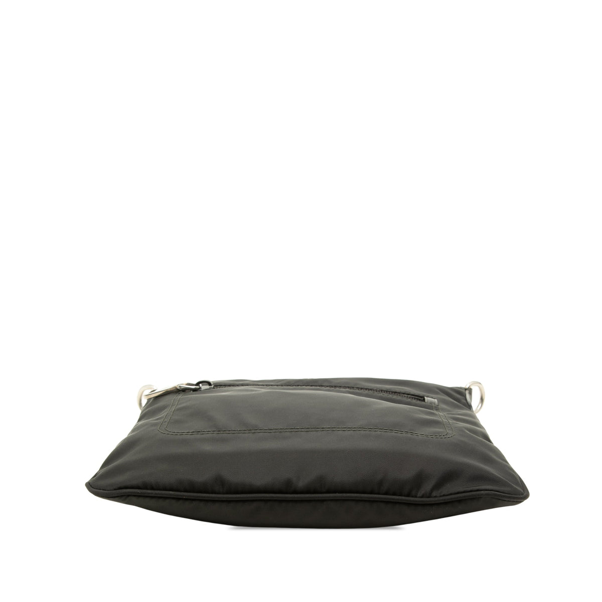 Prada Tessuto Zip Top Crossbody — Black