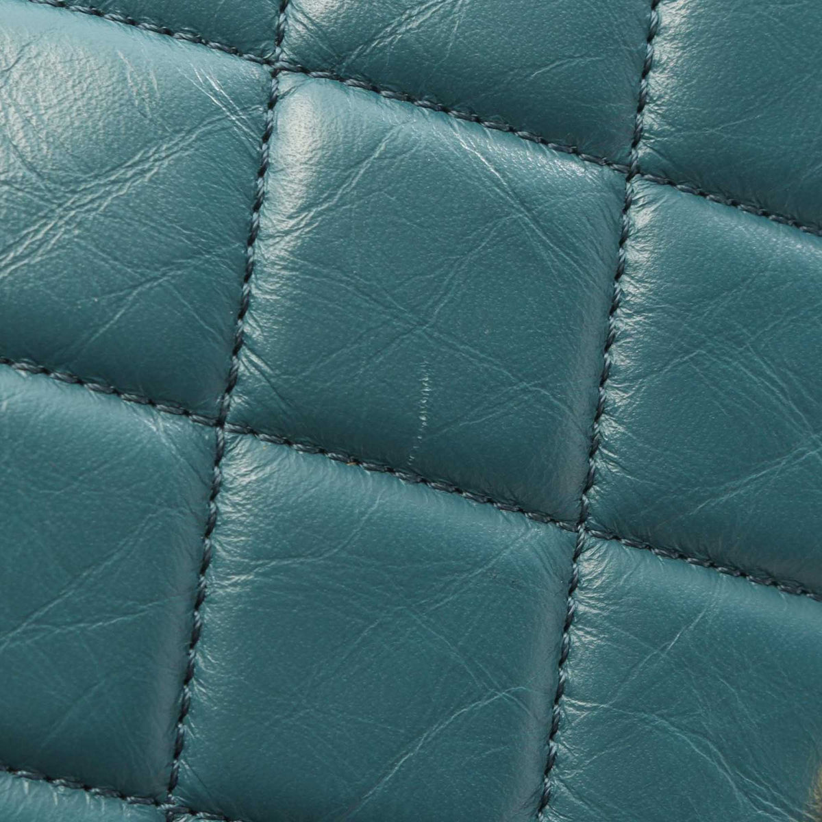 Chanel Small Quilted Calfskin and Caviar Chain Handle Flap — Blue