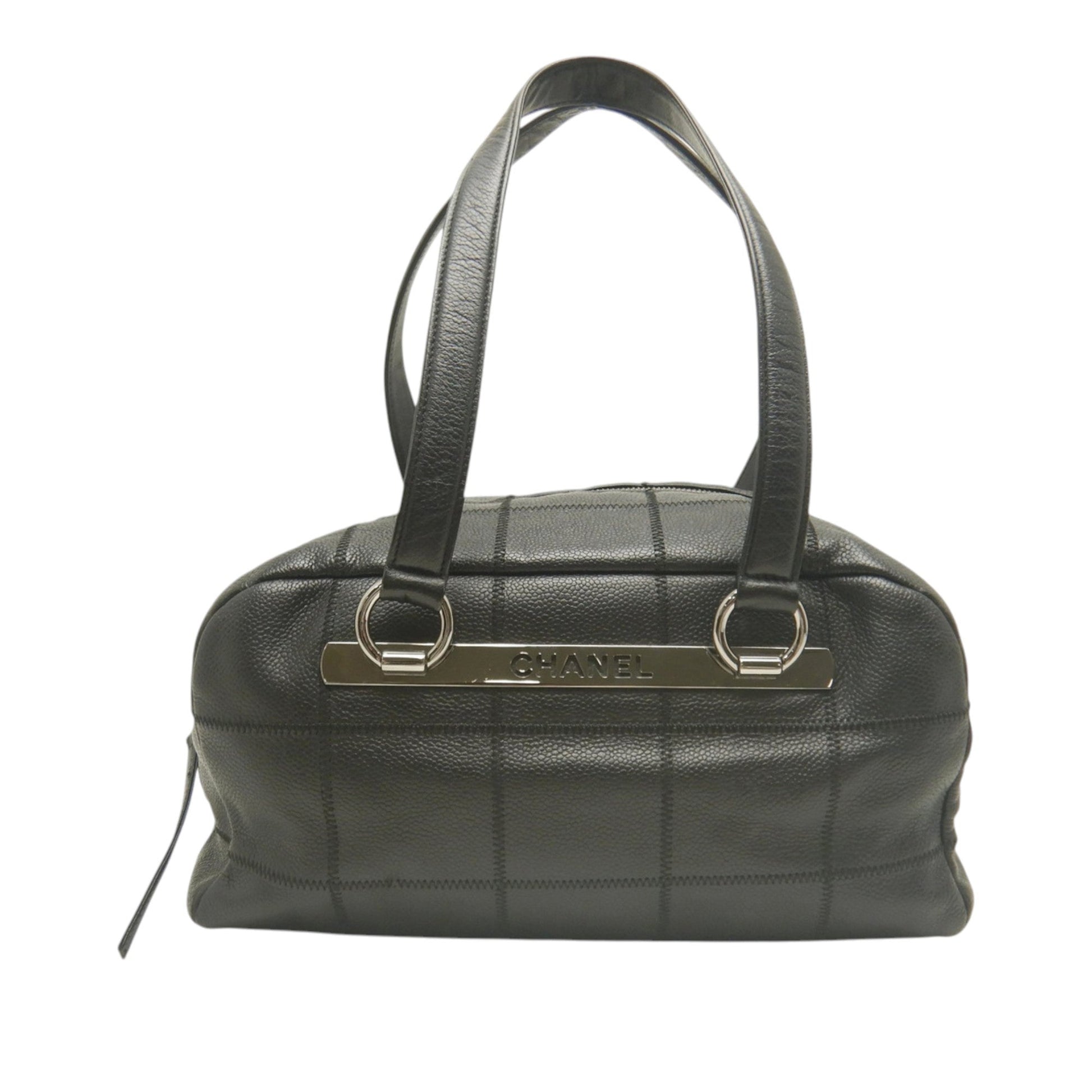 Chanel Chocolate Bar Caviar Shoulder Bag