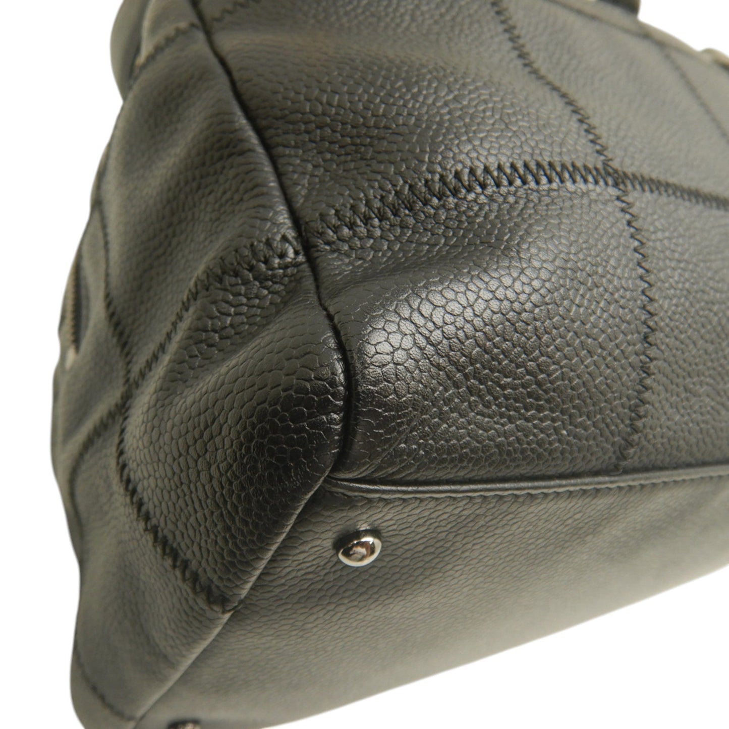 Chanel Chocolate Bar Caviar Shoulder Bag