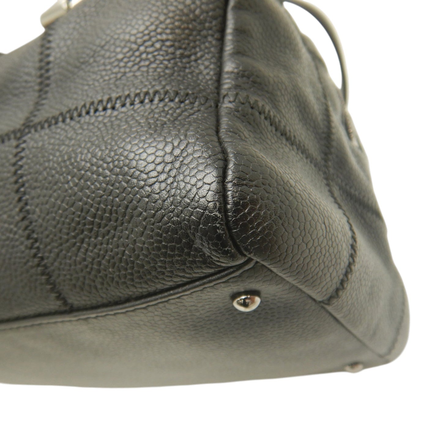 Chanel Chocolate Bar Caviar Shoulder Bag