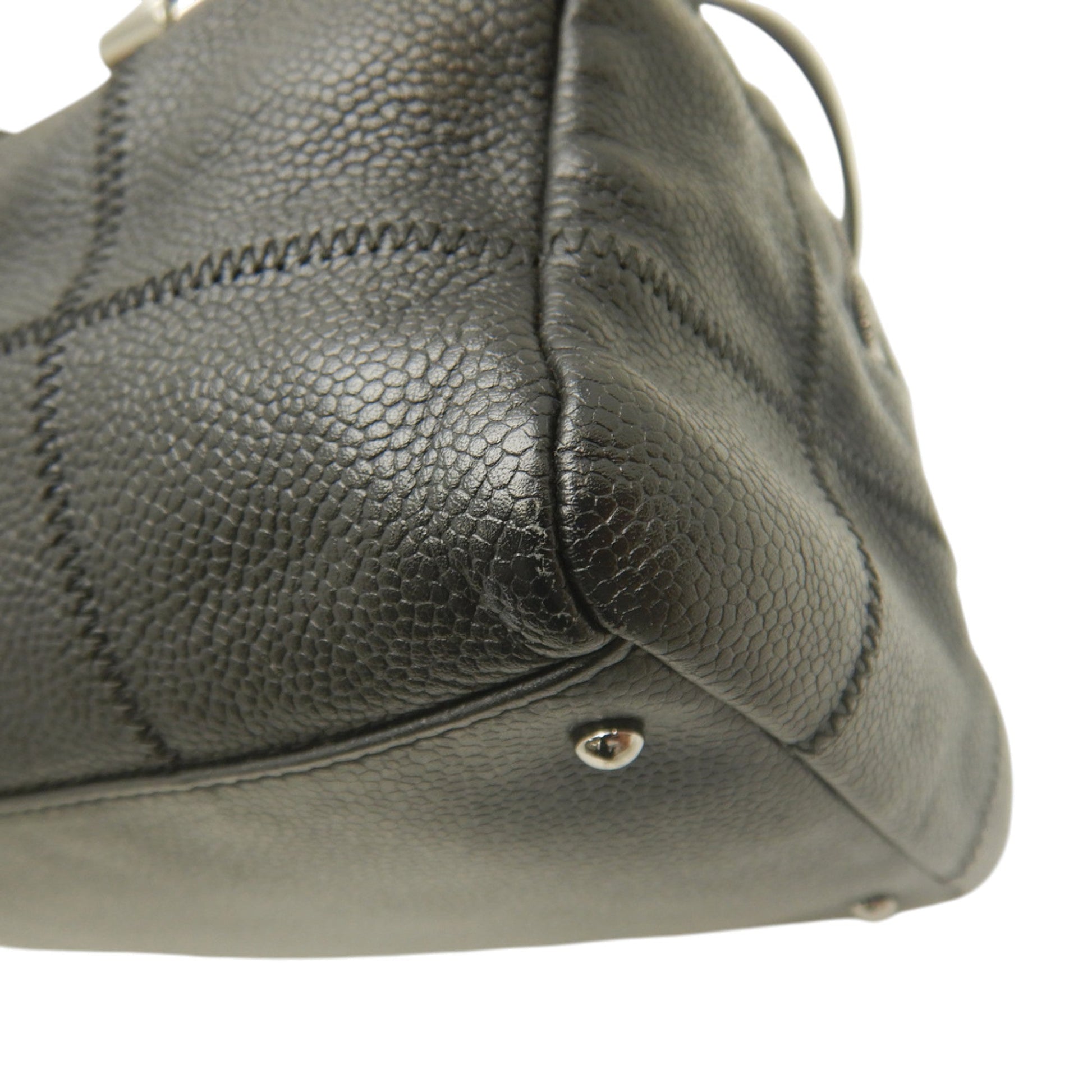 Chanel Chocolate Bar Caviar Shoulder Bag