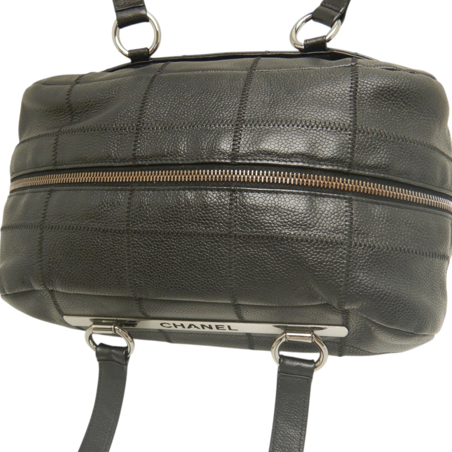 Chanel Chocolate Bar Caviar Shoulder Bag