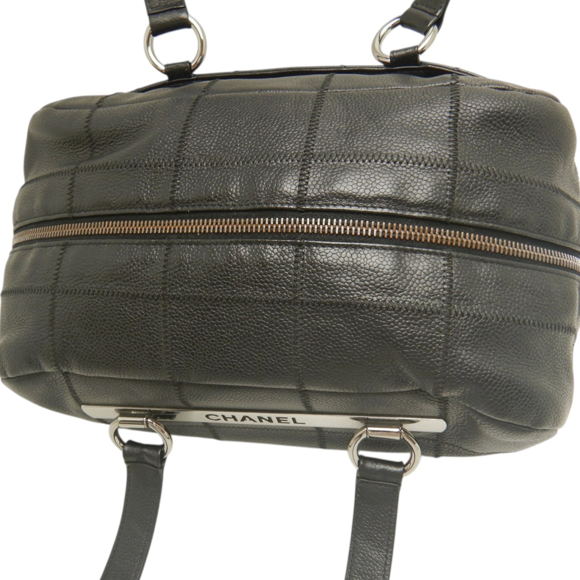 Chanel Chocolate Bar Caviar Shoulder Bag