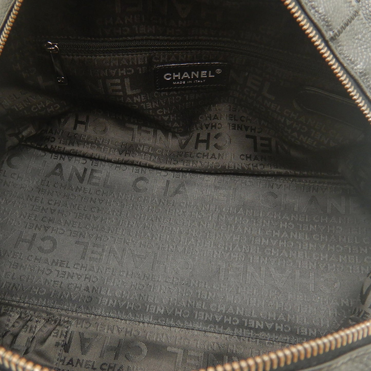 Chanel Chocolate Bar Caviar Shoulder Bag