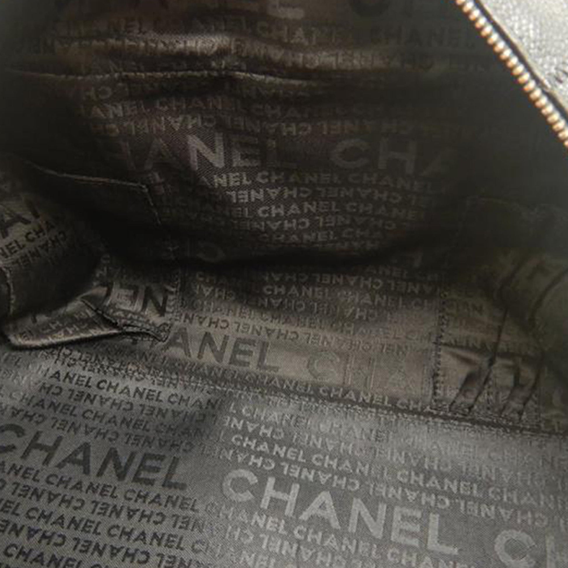 Chanel Chocolate Bar Caviar Shoulder Bag