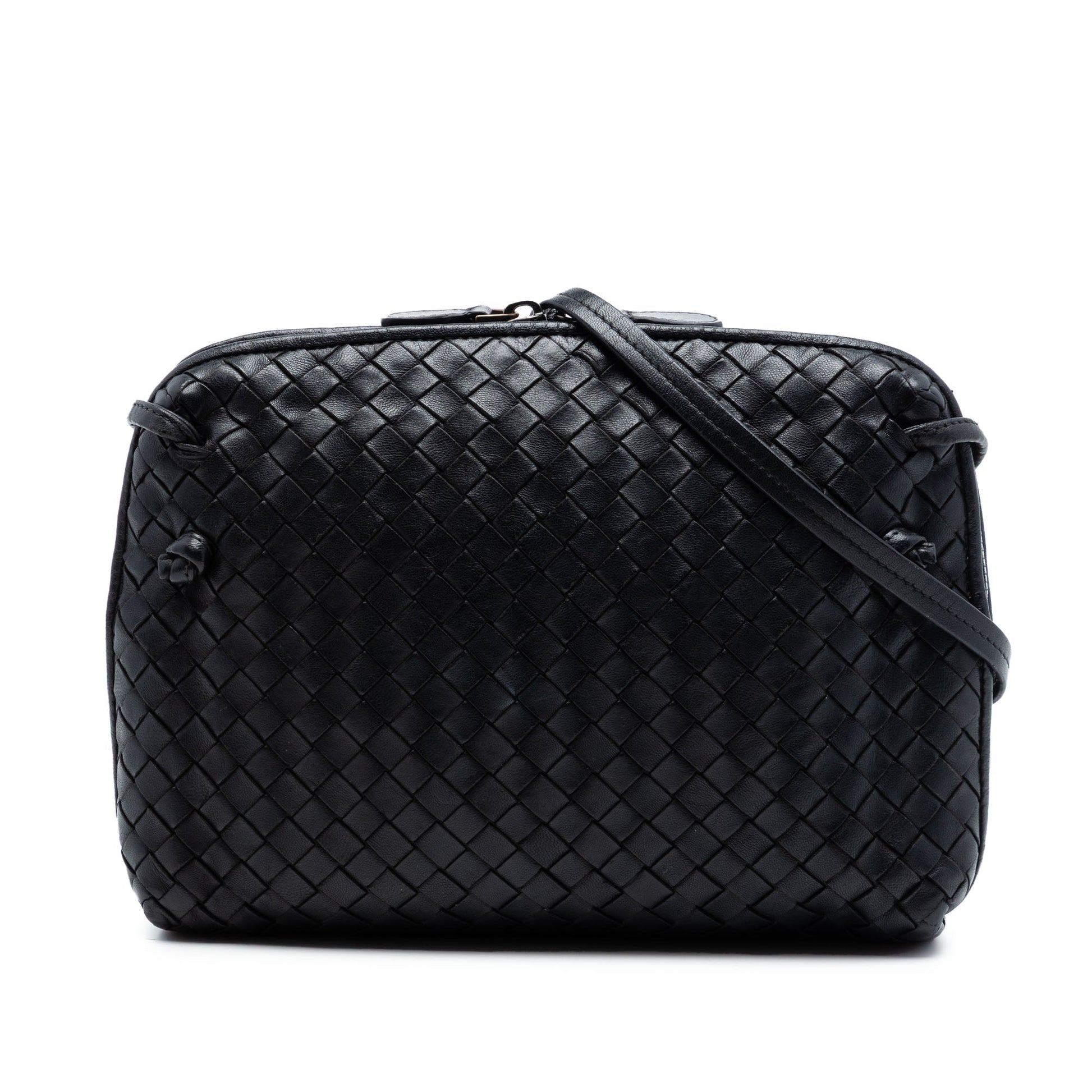 Bottega Veneta Nappa Intrecciato Nodini Crossbody