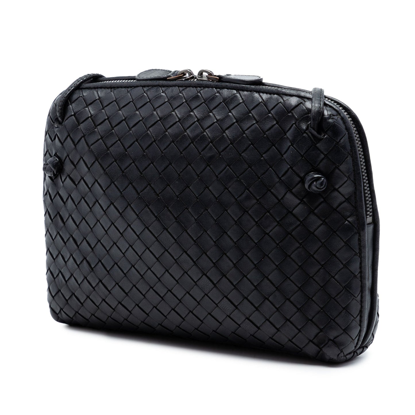 Bottega Veneta Nappa Intrecciato Nodini Crossbody