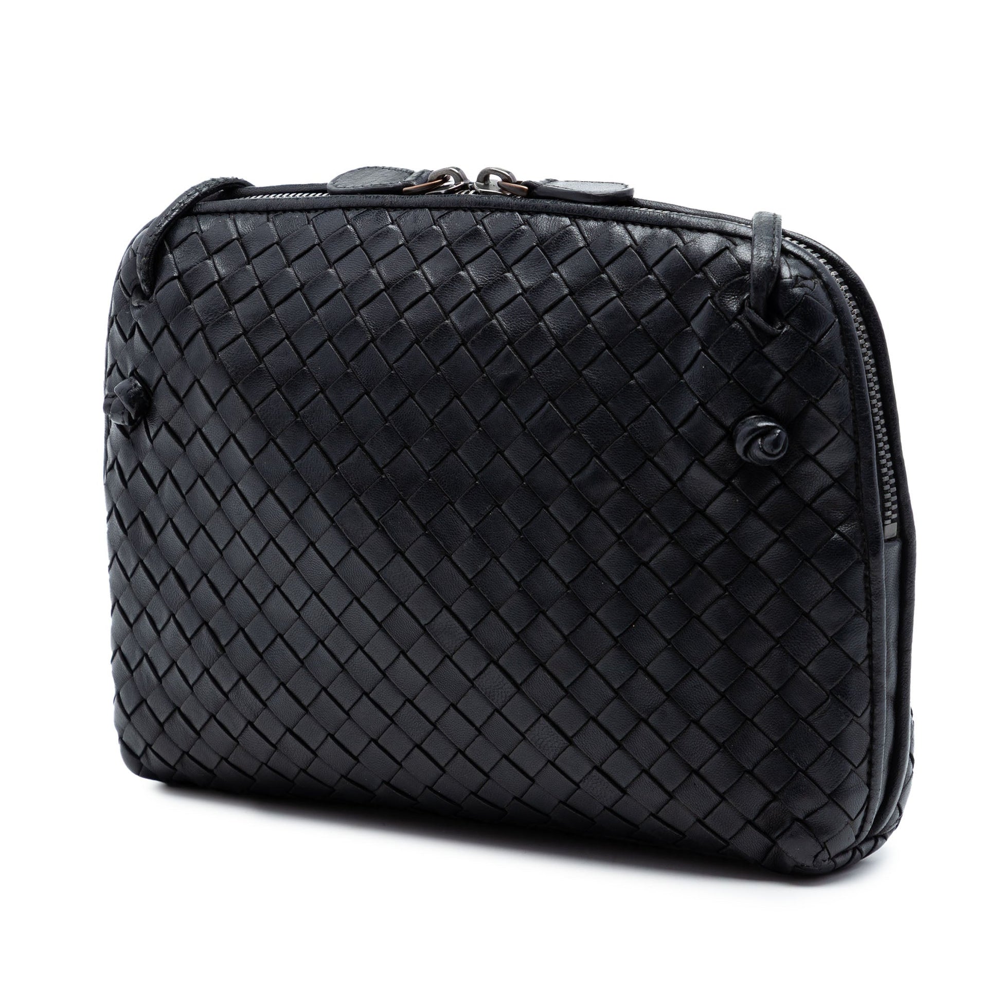 Bottega Veneta Nappa Intrecciato Nodini Crossbody