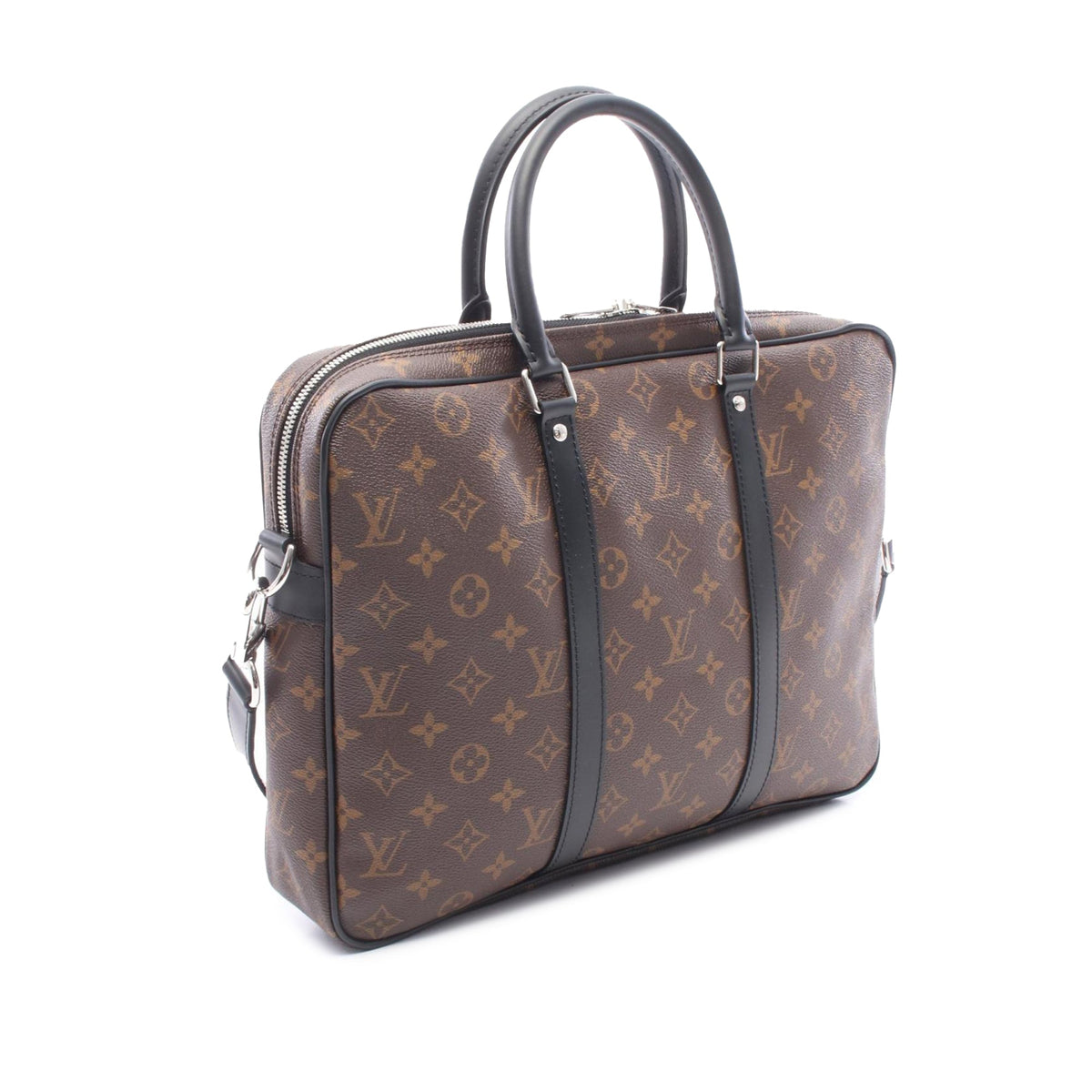 Louis Vuitton Monogram Macassar Porte Documents Voyage