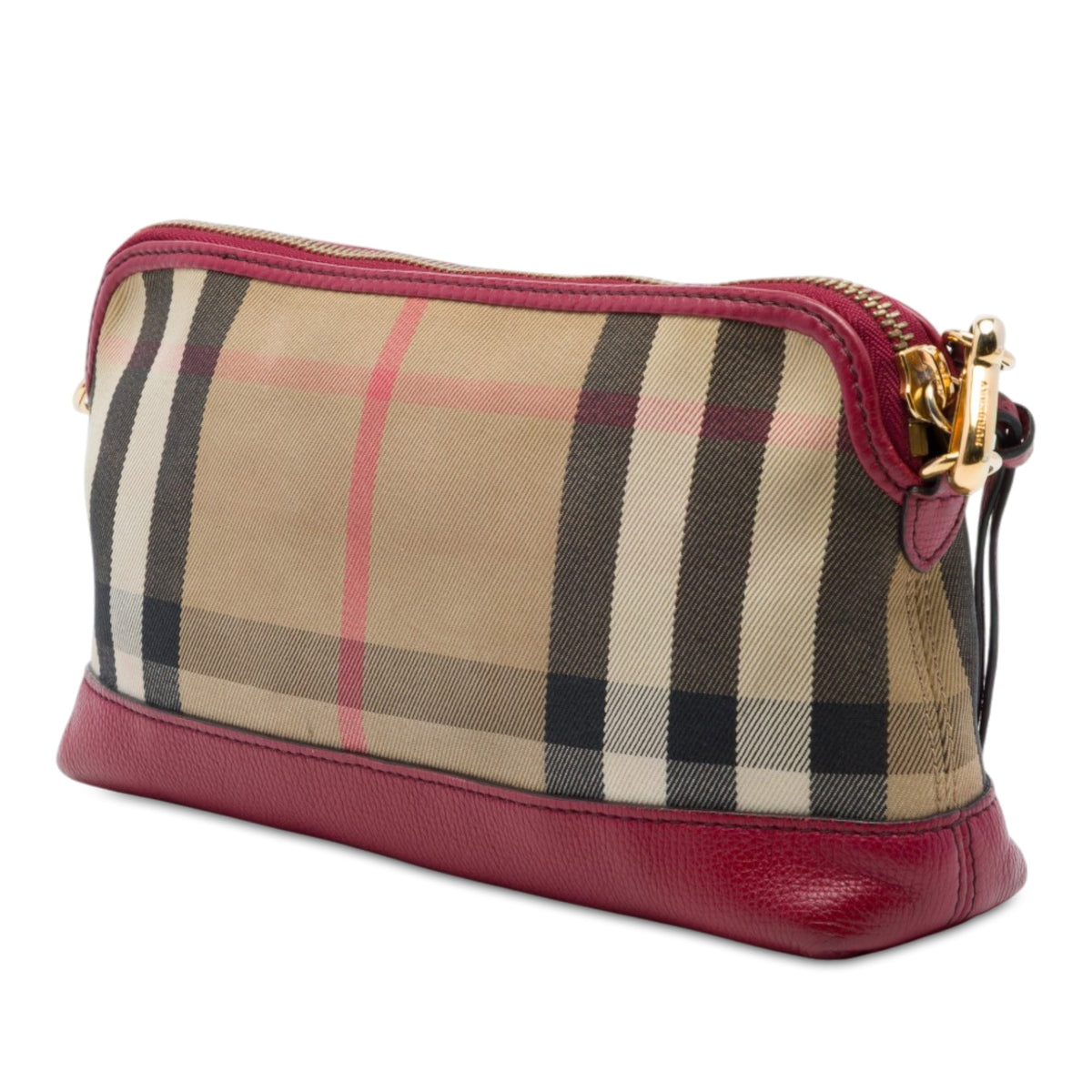 Burberry House Check Canvas Derby Abingdon Convertible Satchel