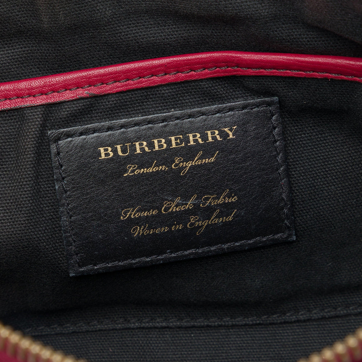 Burberry House Check Canvas Derby Abingdon Convertible Satchel