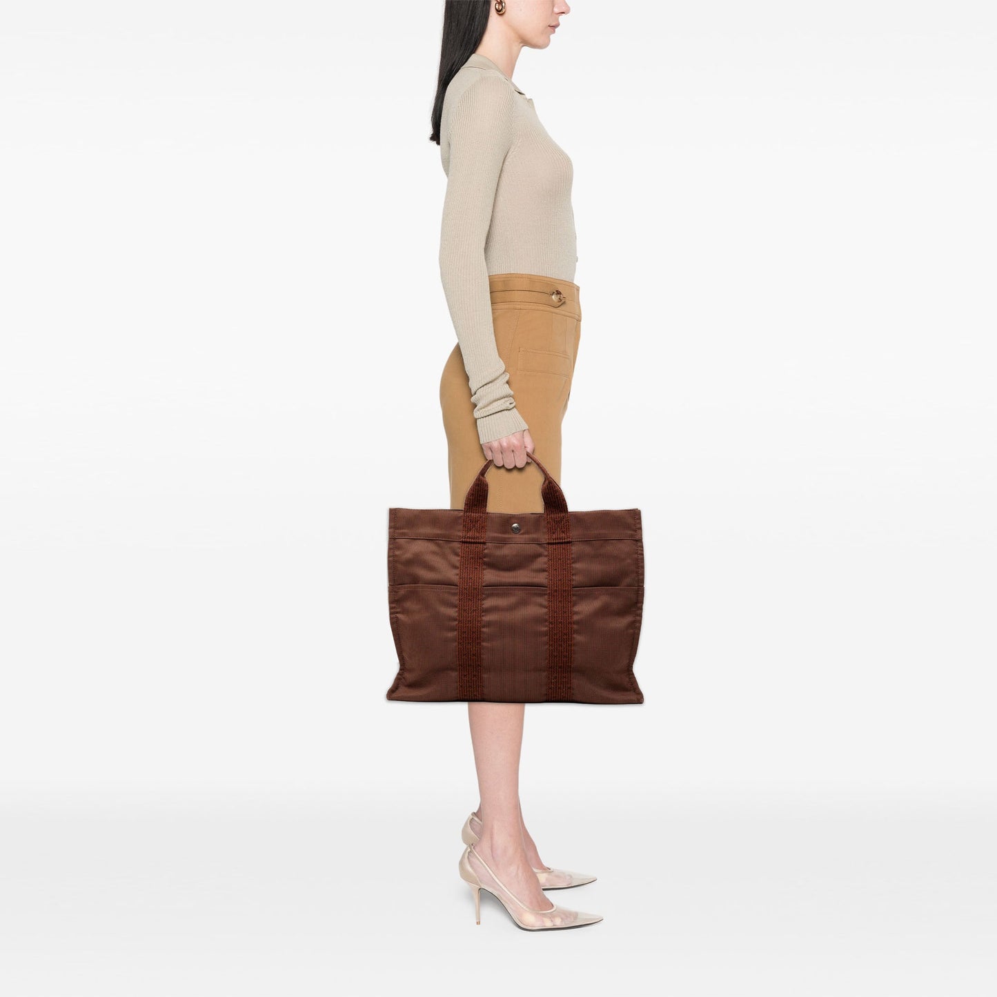 Hermès Canvas Herline GM