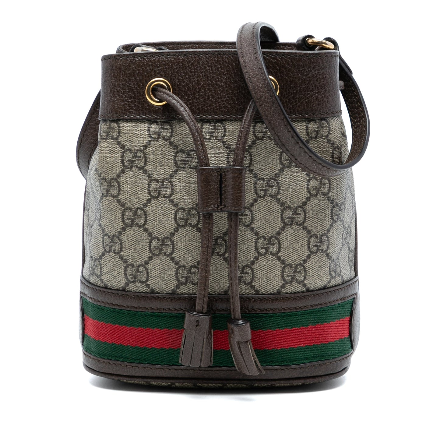 Mini GG Supreme Web Ophidia Bucket Bag
