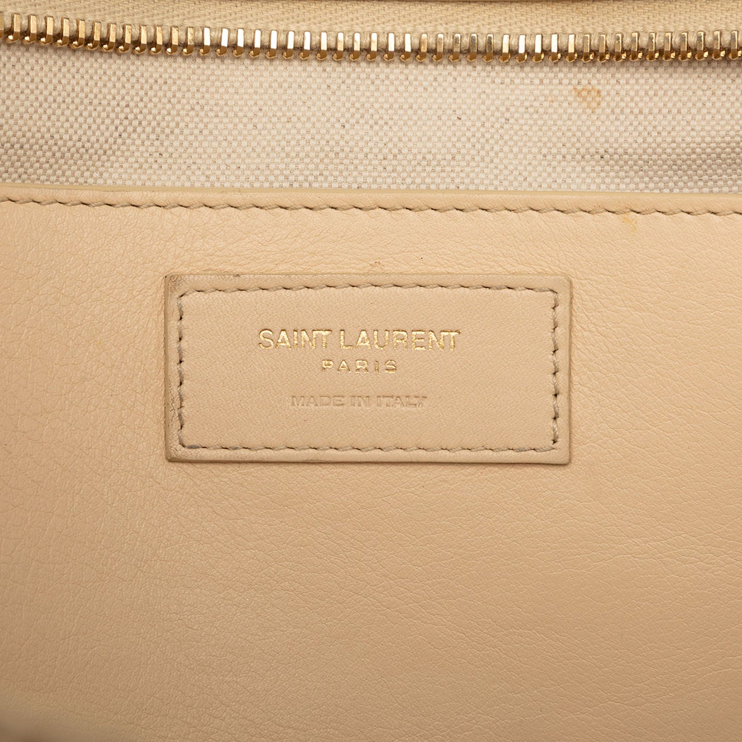 Saint Laurent Baby Raffia Monogram Downtown Cabas