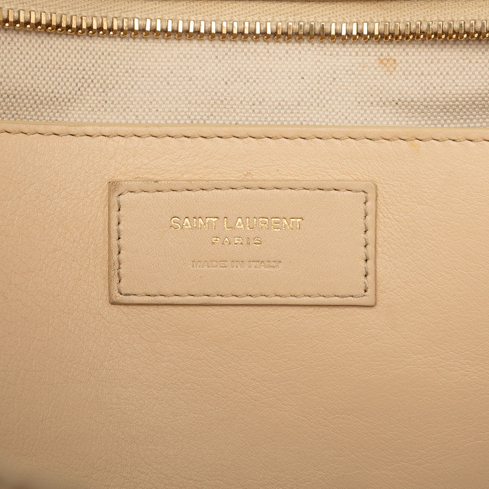 Saint Laurent Baby Raffia Monogram Downtown Cabas