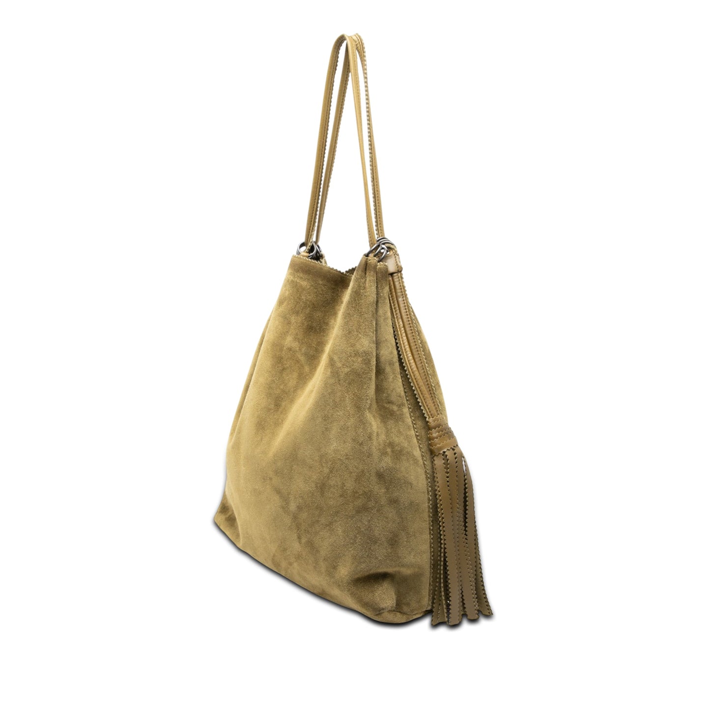 Bottega Veneta Suede Fringe Tassel Shoulder Bag