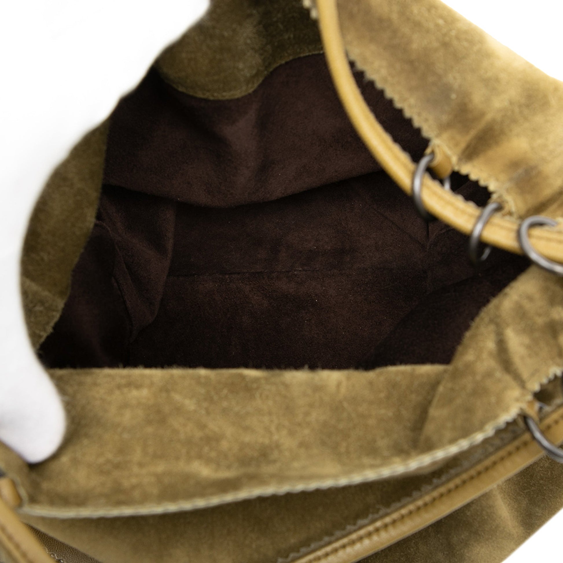 Bottega Veneta Suede Fringe Tassel Shoulder Bag