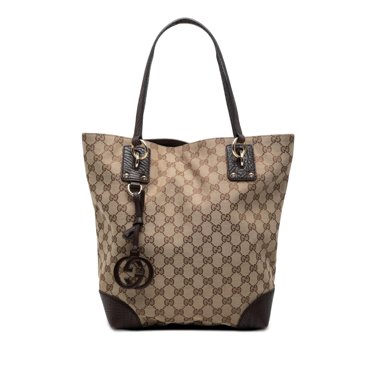 Gucci GG Canvas GG Charm Tote