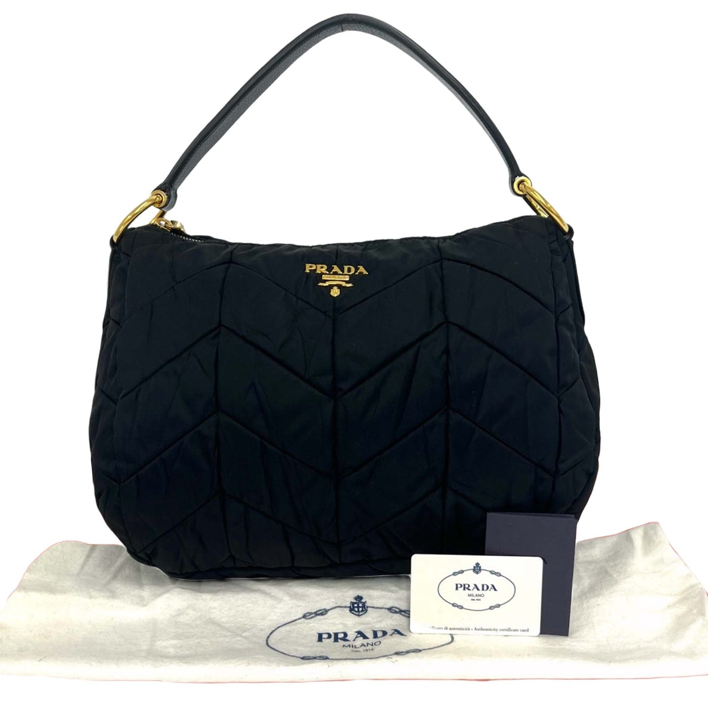 Prada Tessuto Impunto Satchel